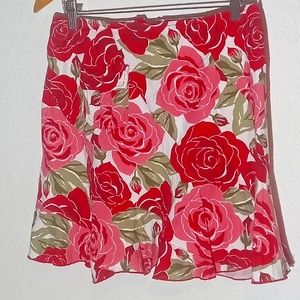 Women's floral skirt